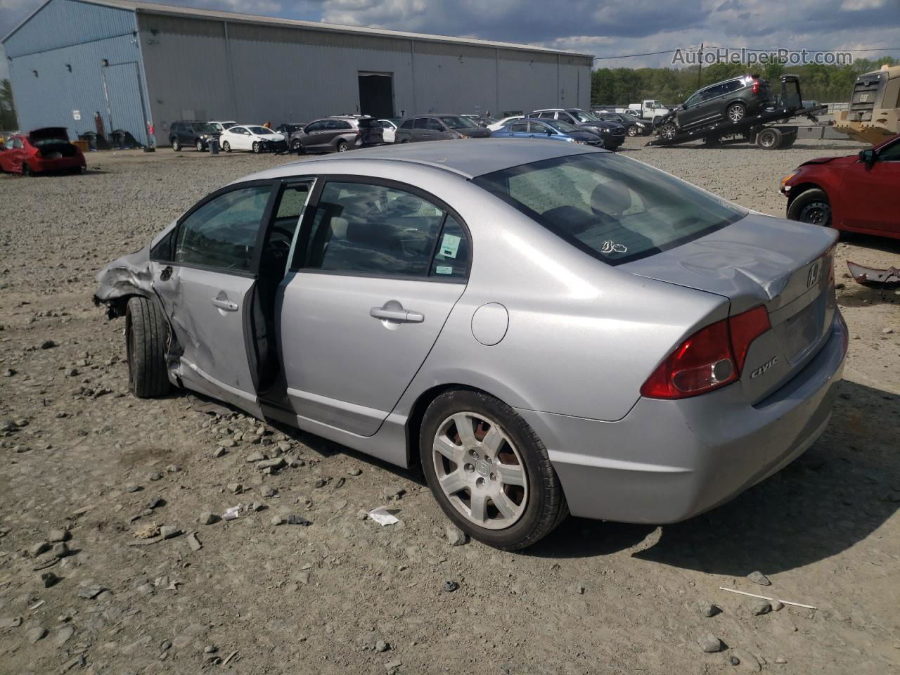 2008 Honda Civic Lx Серебряный vin: 1HGFA16588L031315