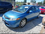 2008 Honda Civic Lx Blue vin: 1HGFA16588L039785