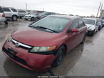 2008 Honda Civic Lx Red vin: 1HGFA16588L058918