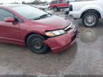 2008 Honda Civic Lx Red vin: 1HGFA16588L058918