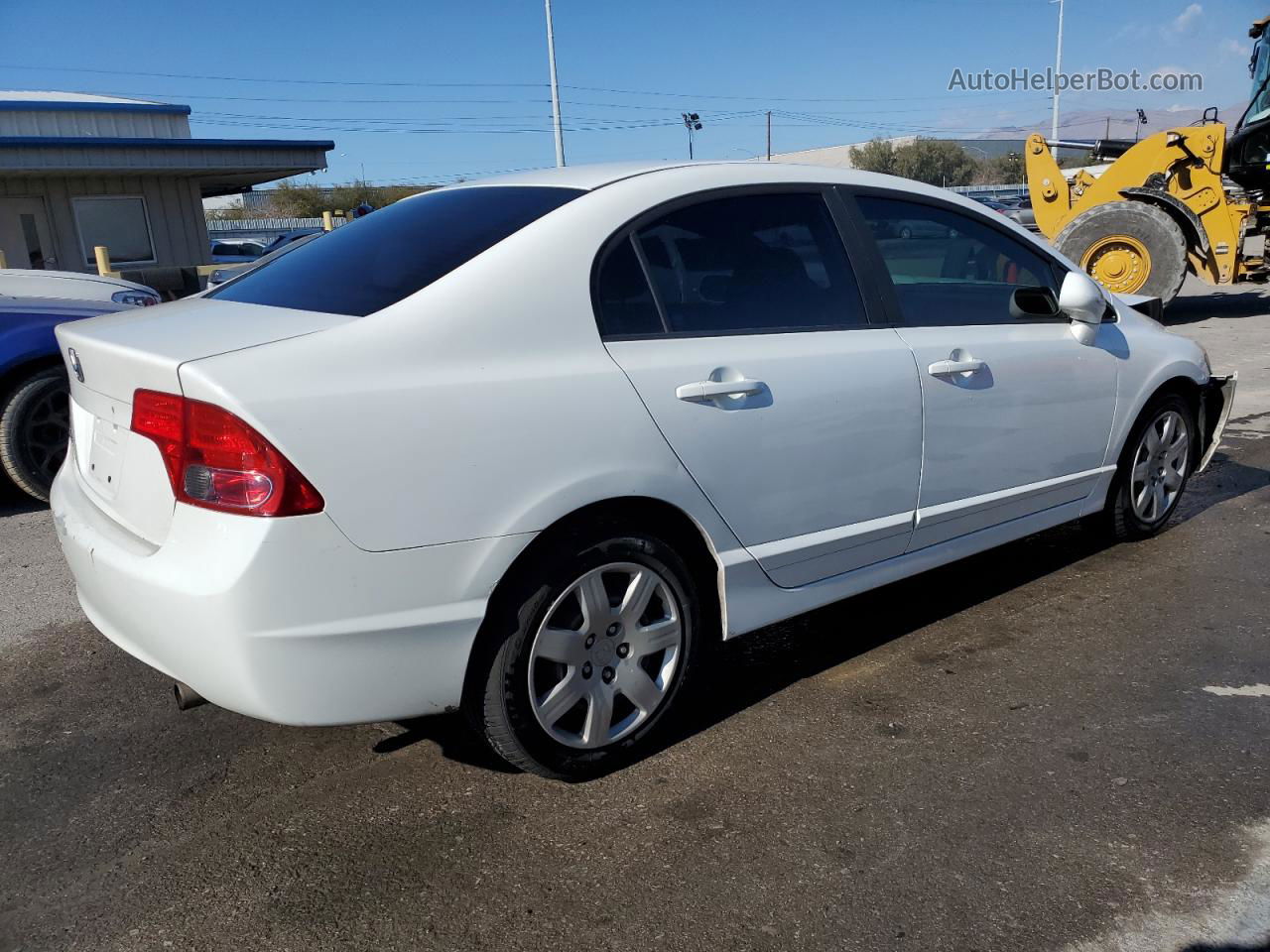 2008 Honda Civic Lx White vin: 1HGFA16588L112993