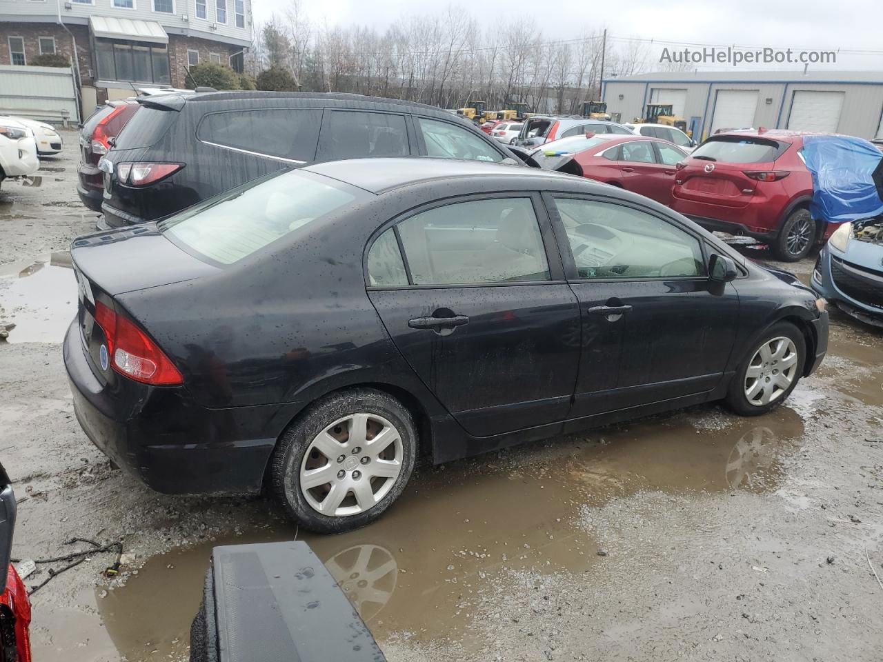 2006 Honda Civic Lx Черный vin: 1HGFA16596L002712