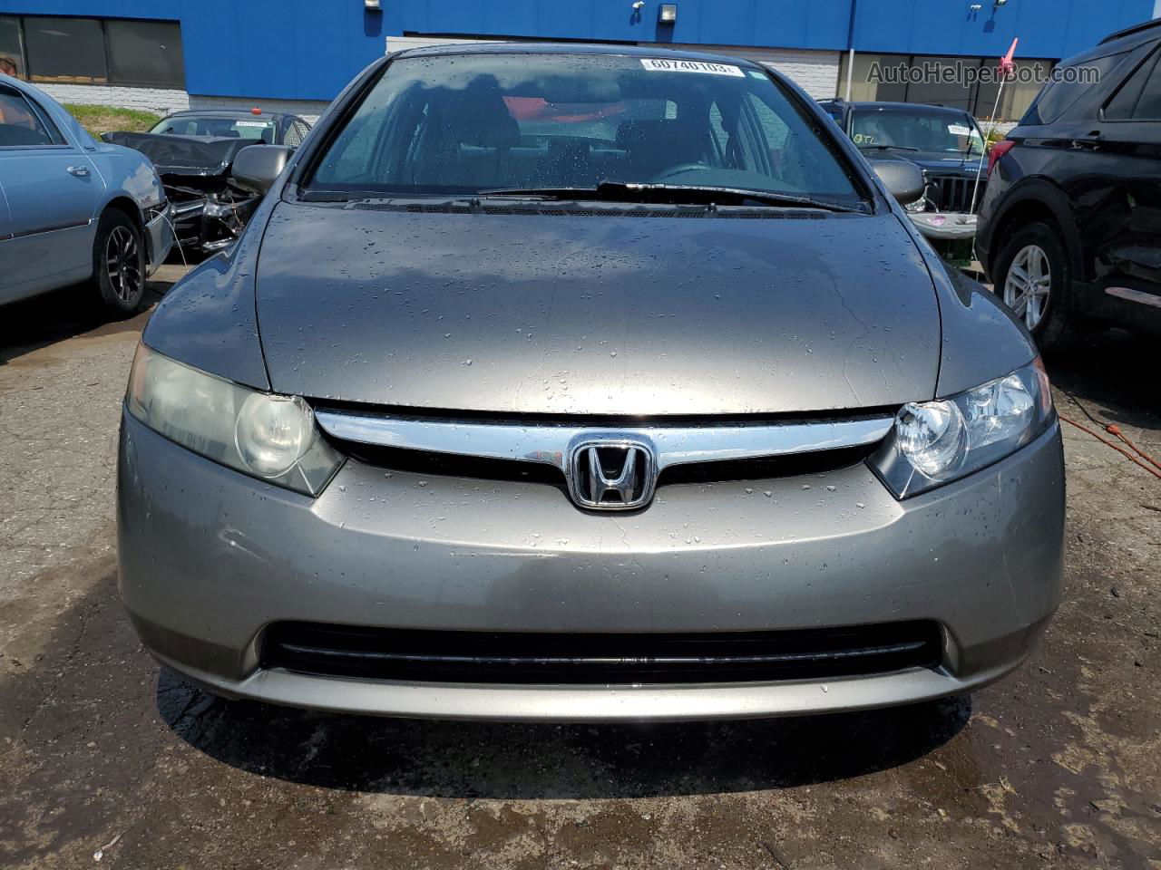 2006 Honda Civic Lx Gray vin: 1HGFA16596L050730