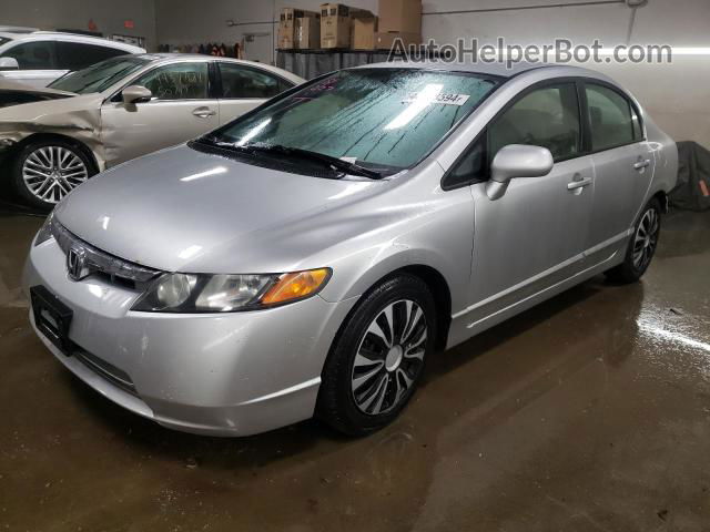 2006 Honda Civic Lx Silver vin: 1HGFA16596L072310