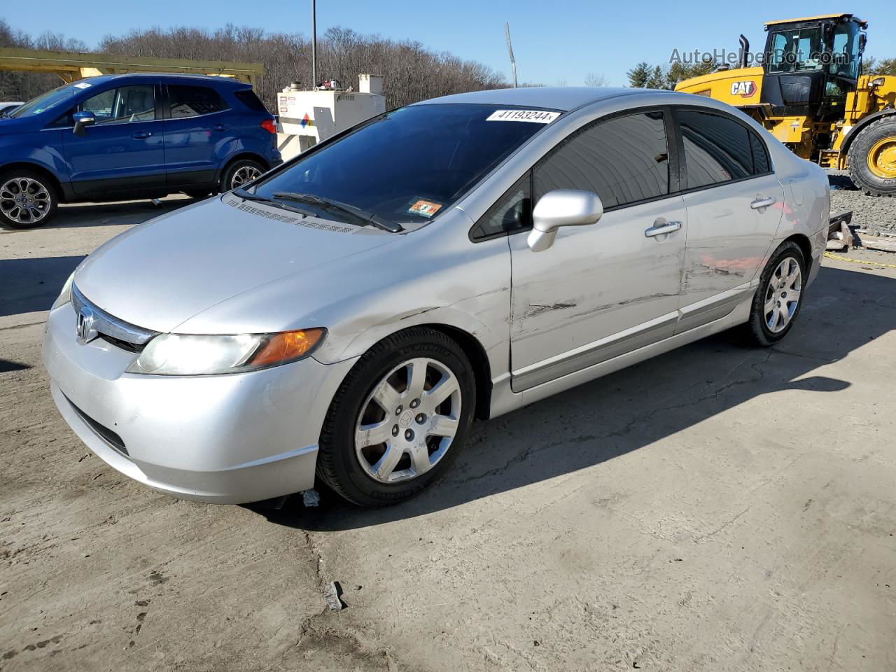 2008 Honda Civic Lx Silver vin: 1HGFA16598L003510