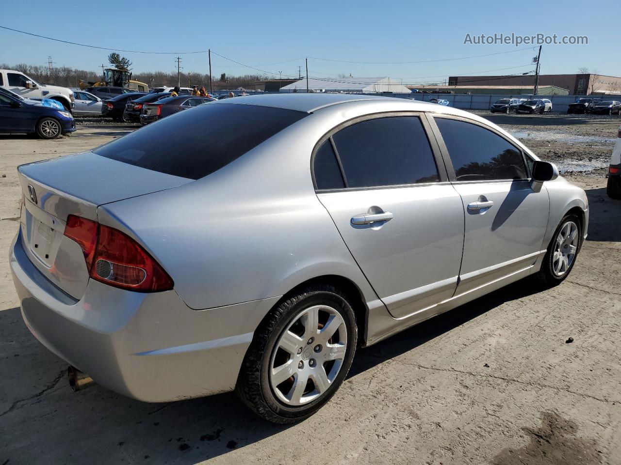 2008 Honda Civic Lx Silver vin: 1HGFA16598L003510