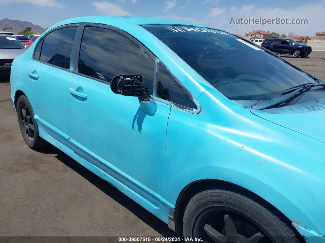 2008 Honda Civic Lx Light Blue vin: 1HGFA16598L033896