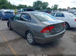 2008 Honda Civic Lx Gray vin: 1HGFA16598L040945