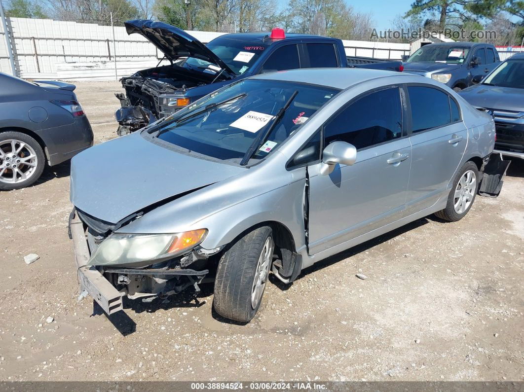 2008 Honda Civic Lx Silver vin: 1HGFA16598L065229