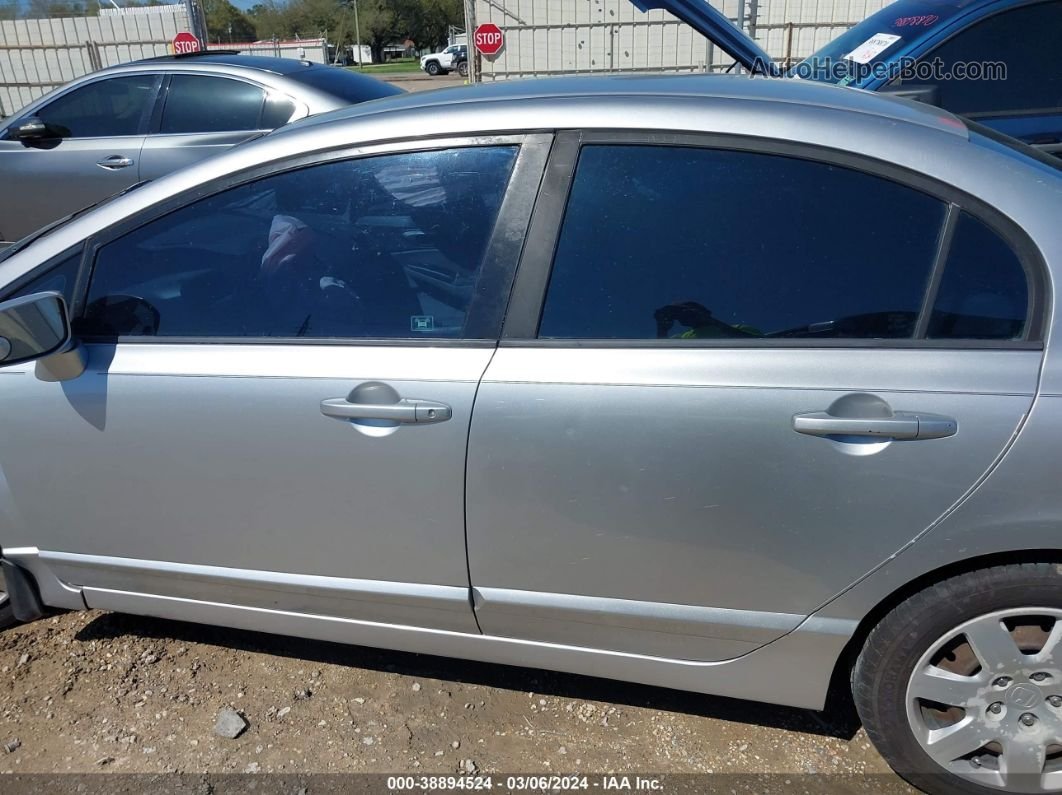 2008 Honda Civic Lx Silver vin: 1HGFA16598L065229