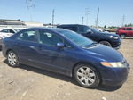 2008 Honda Civic Lx Blue vin: 1HGFA16598L085562