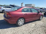 2008 Honda Civic Lx Red vin: 1HGFA16598L118320