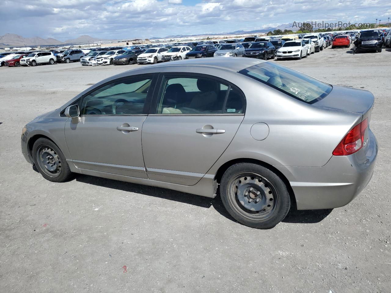 2006 Honda Civic Lx Tan vin: 1HGFA165X6L040160