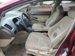 2006 Honda Civic Lx Burgundy vin: 1HGFA165X6L042359