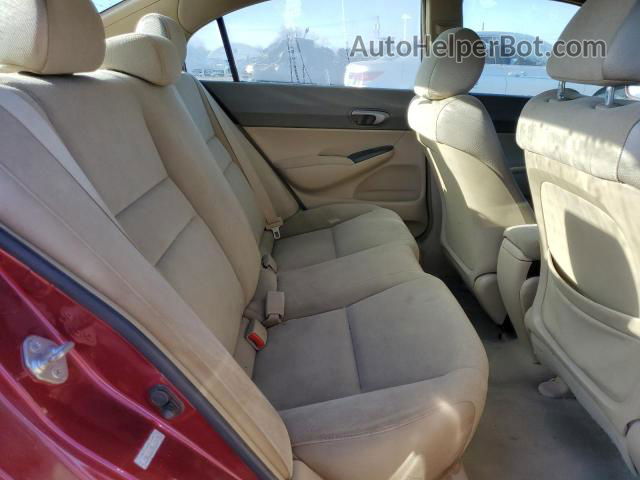 2006 Honda Civic Lx Бордовый vin: 1HGFA165X6L114614