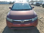 2006 Honda Civic Lx Бордовый vin: 1HGFA165X6L114614