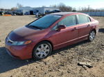 2006 Honda Civic Lx Бордовый vin: 1HGFA165X6L114614