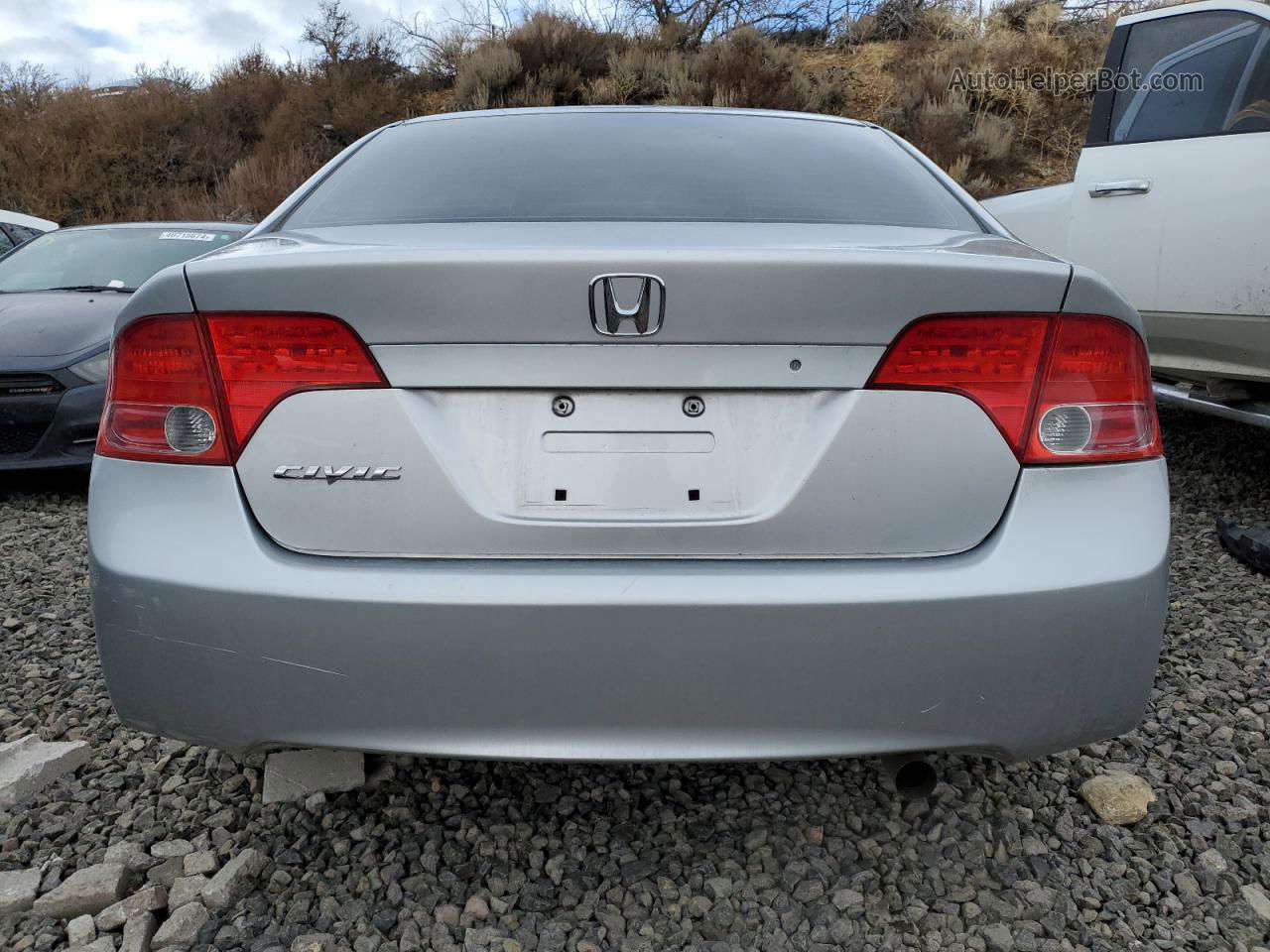 2006 Honda Civic Lx Silver vin: 1HGFA165X6L120140