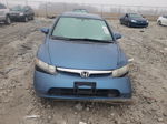 2008 Honda Civic Lx Blue vin: 1HGFA165X8L013088