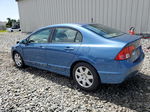 2008 Honda Civic Lx Blue vin: 1HGFA165X8L032188