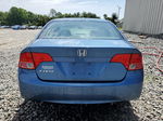 2008 Honda Civic Lx Blue vin: 1HGFA165X8L032188