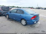 2008 Honda Civic Lx Blue vin: 1HGFA165X8L086834