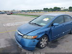 2008 Honda Civic Lx Blue vin: 1HGFA165X8L086834