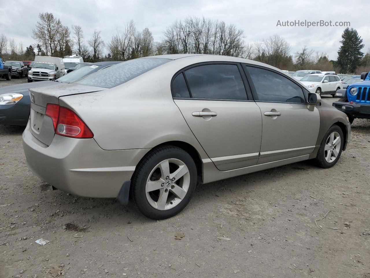 2006 Honda Civic Ex Желто-коричневый vin: 1HGFA16806L015097