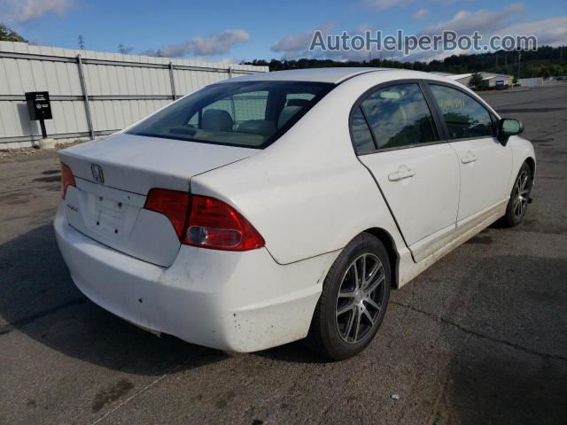 2006 Honda Civic Ex White vin: 1HGFA16806L086929