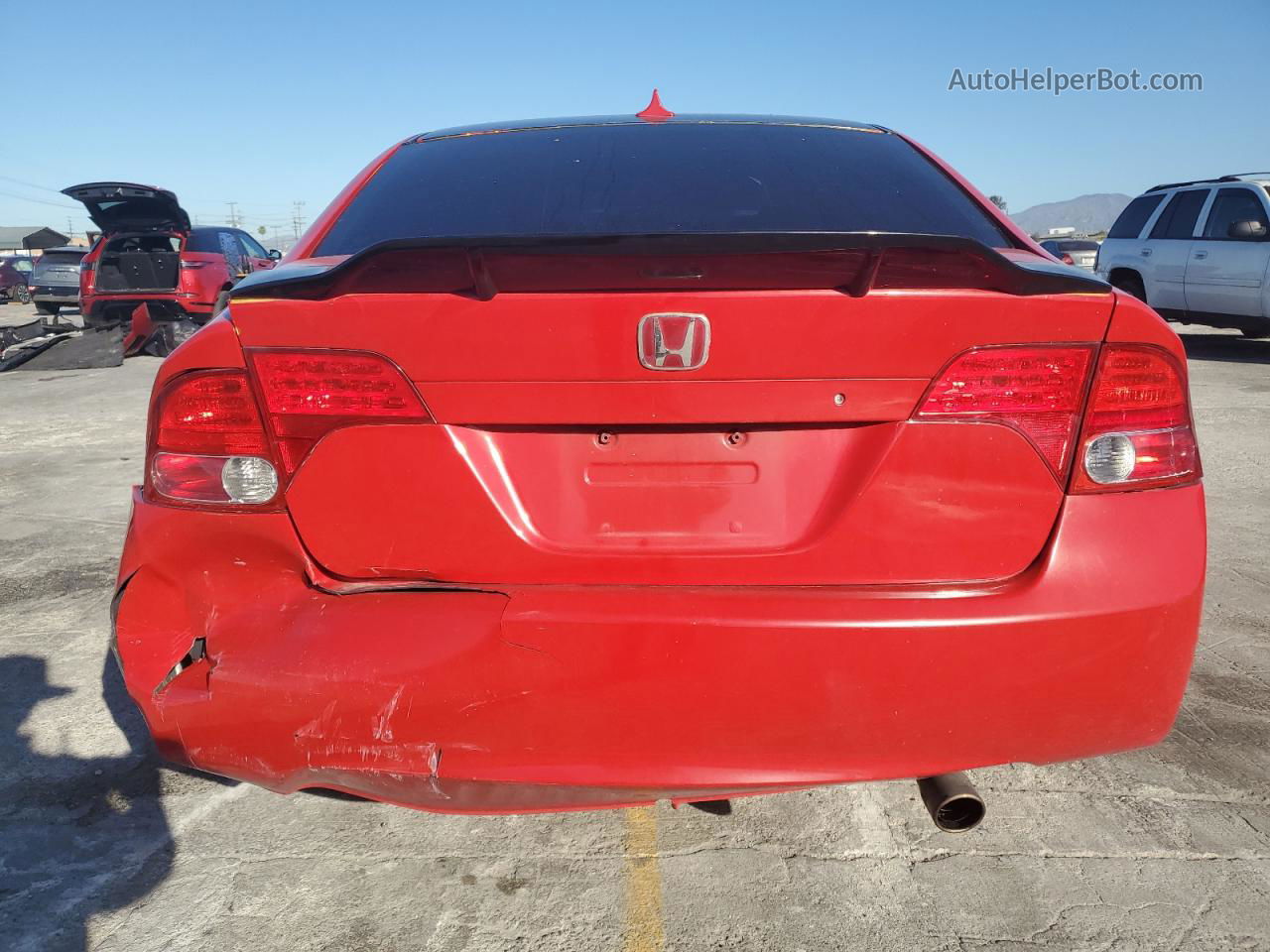 2006 Honda Civic Ex Red vin: 1HGFA16806L143937