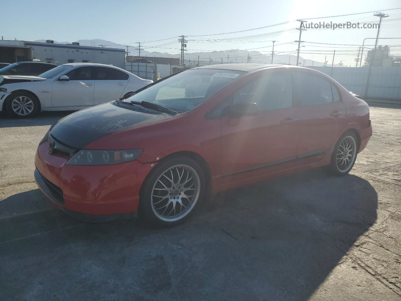 2006 Honda Civic Ex Red vin: 1HGFA16806L143937