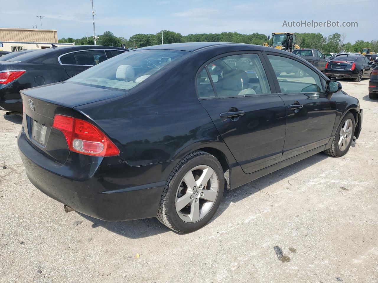 2008 Honda Civic Ex Black vin: 1HGFA16808L053917