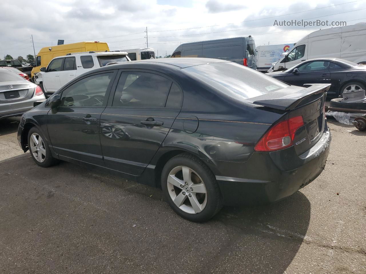 2008 Honda Civic Ex Black vin: 1HGFA16808L070569