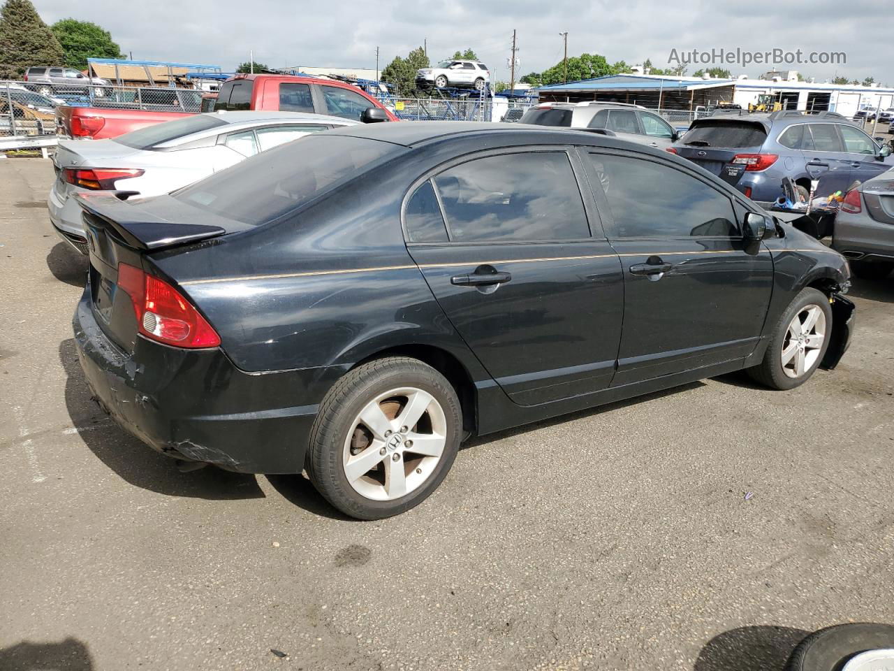 2008 Honda Civic Ex Black vin: 1HGFA16808L070569