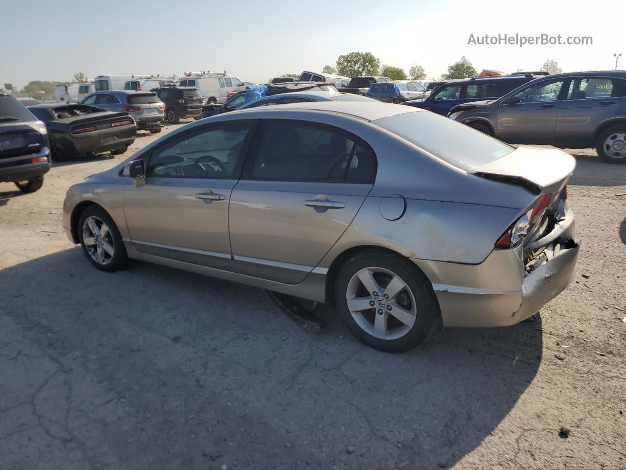 2006 Honda Civic Ex Бежевый vin: 1HGFA16816L075504