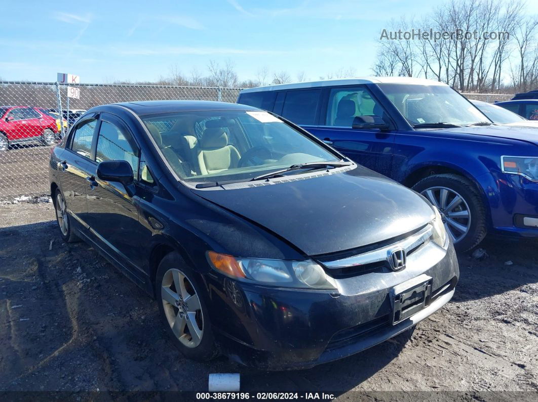 2006 Honda Civic Ex Черный vin: 1HGFA16816L097292