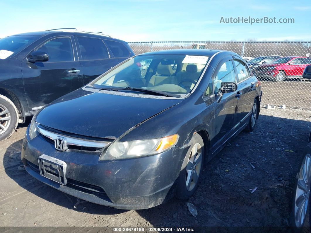 2006 Honda Civic Ex Черный vin: 1HGFA16816L097292