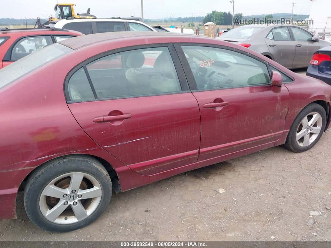 2008 Honda Civic Ex Maroon vin: 1HGFA16818L083069