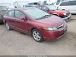 2008 Honda Civic Ex Maroon vin: 1HGFA16818L083069