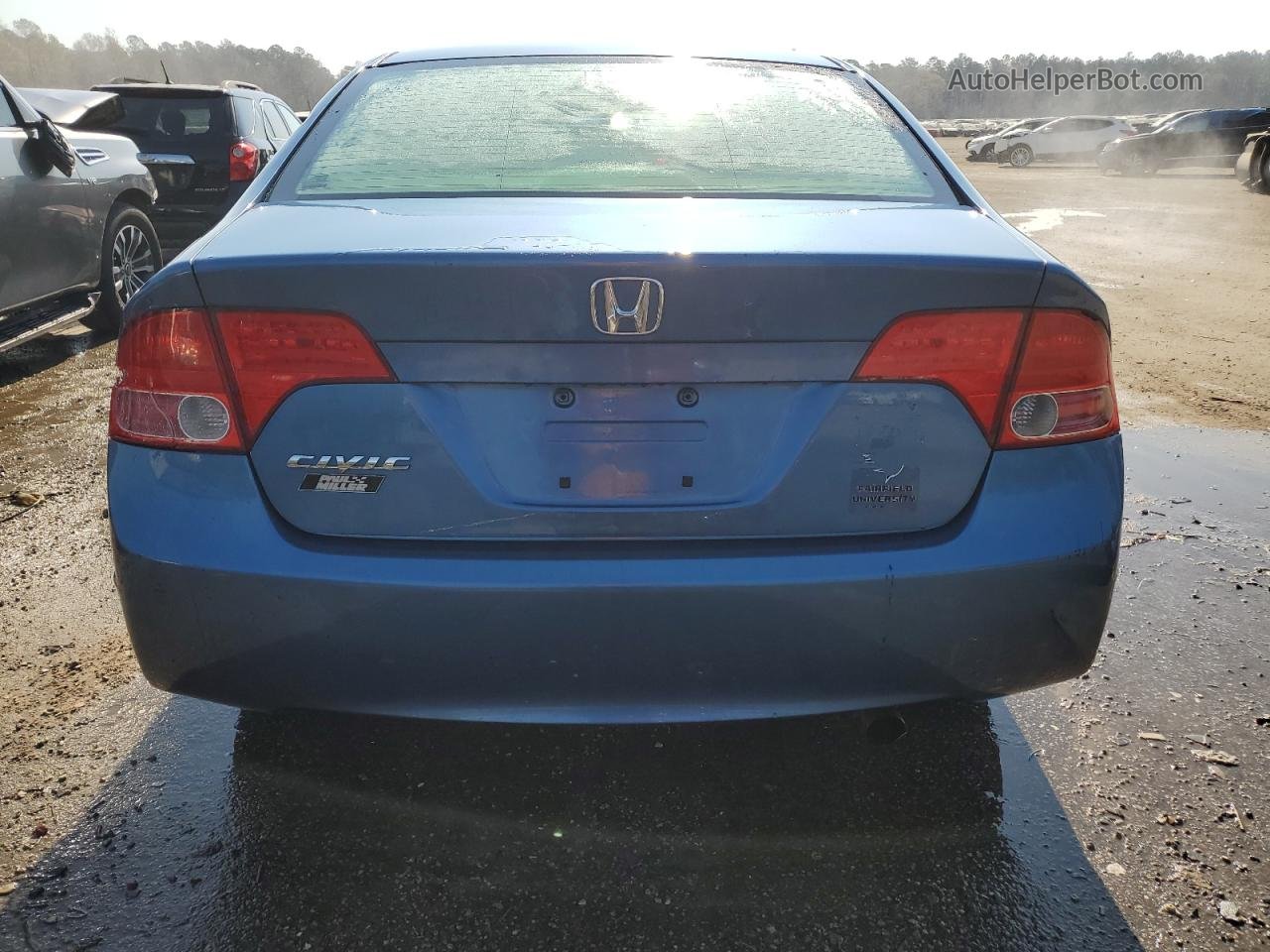2008 Honda Civic Ex Синий vin: 1HGFA16818L111257