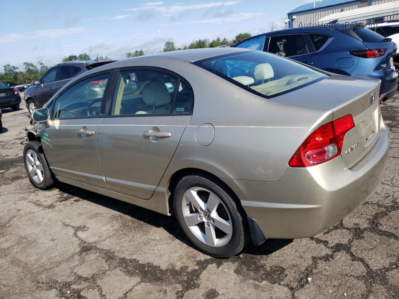 2008 Honda Civic Ex Кремовый vin: 1HGFA16818L113297