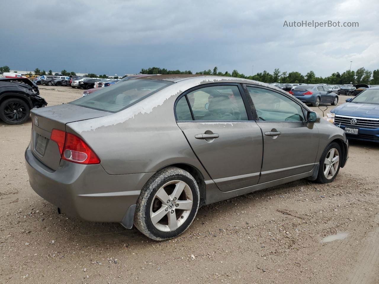 2008 Honda Civic Ex Gray vin: 1HGFA16828L075286