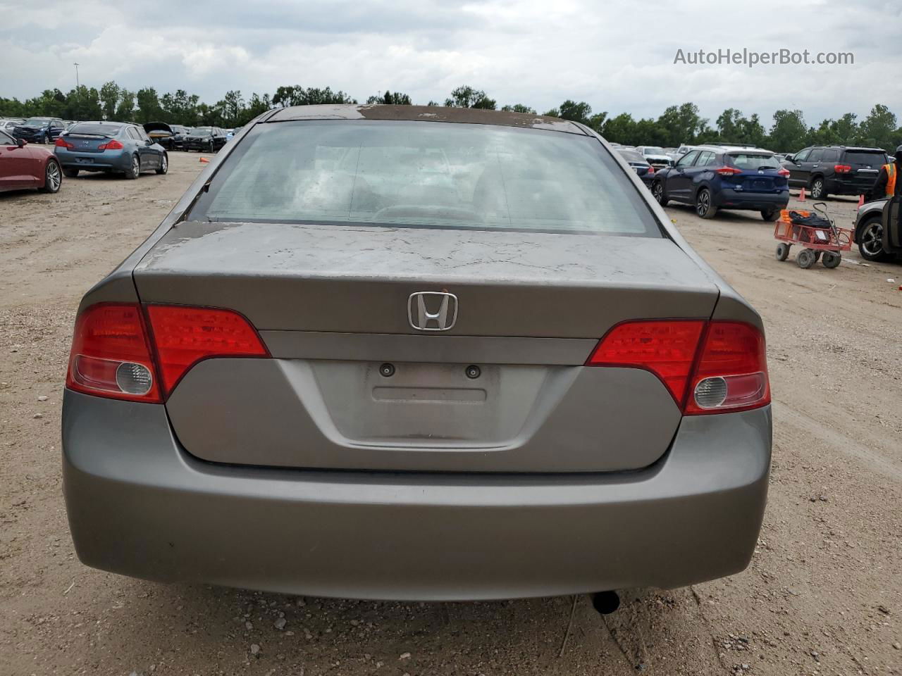 2008 Honda Civic Ex Gray vin: 1HGFA16828L075286