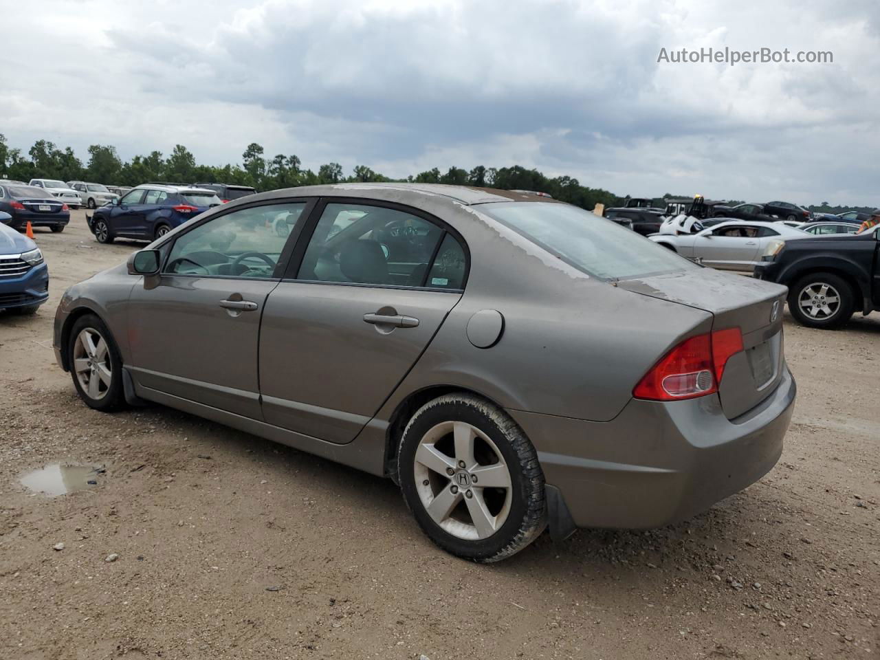 2008 Honda Civic Ex Gray vin: 1HGFA16828L075286