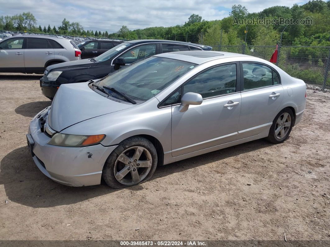 2008 Honda Civic Ex Gray vin: 1HGFA16828L085204