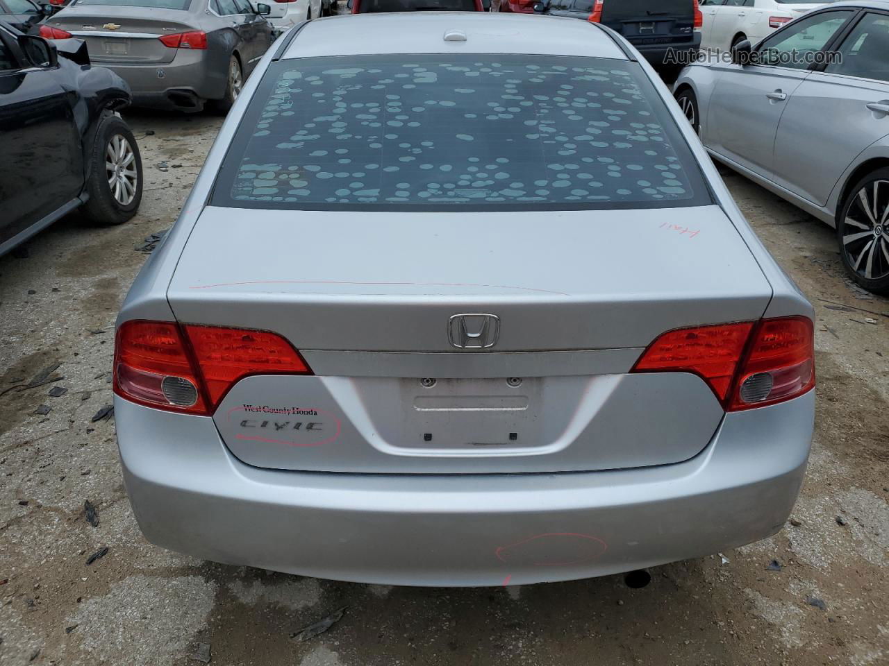 2008 Honda Civic Ex Серебряный vin: 1HGFA16828L101224