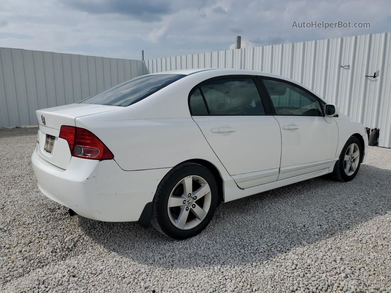 2008 Honda Civic Ex Белый vin: 1HGFA16828L106505