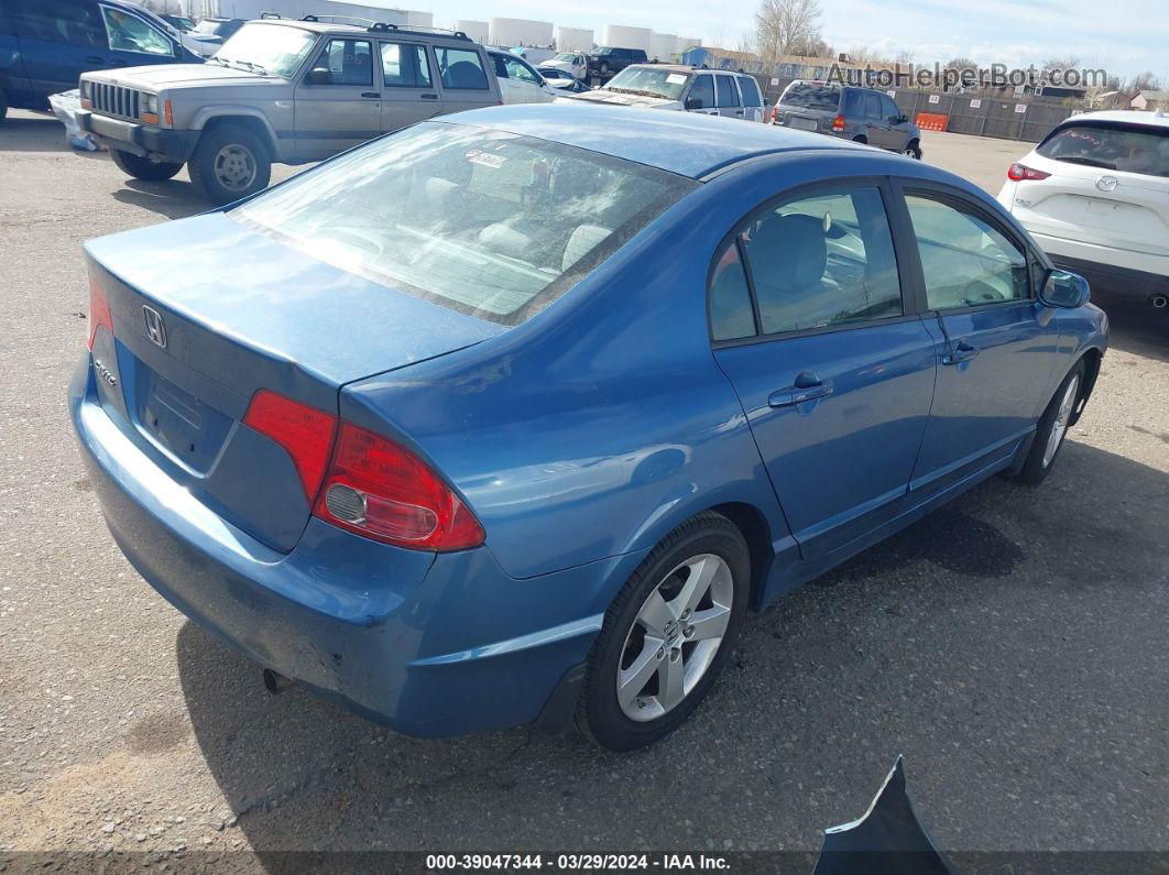 2008 Honda Civic Ex Синий vin: 1HGFA16828L109565