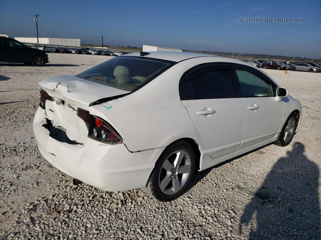 2006 Honda Civic Ex Белый vin: 1HGFA16836L151966