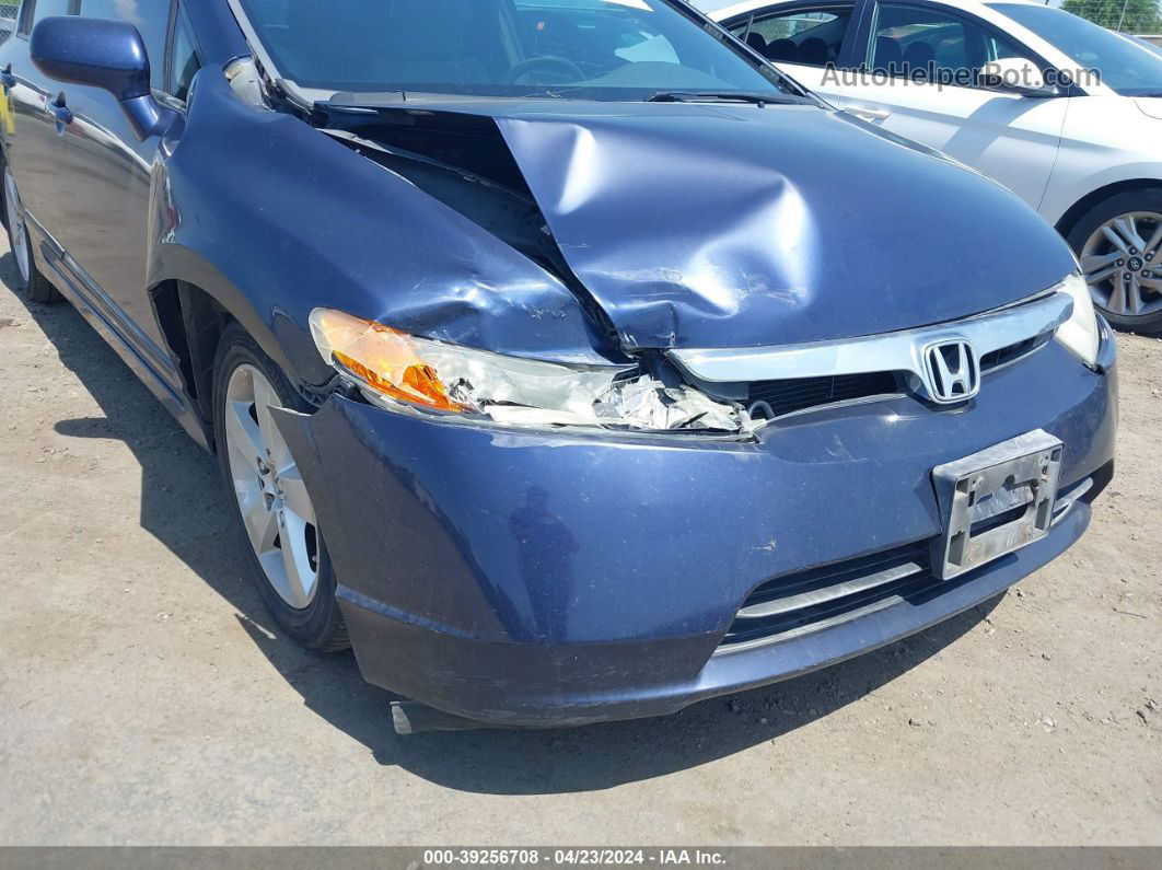 2008 Honda Civic Ex Blue vin: 1HGFA16838L012892